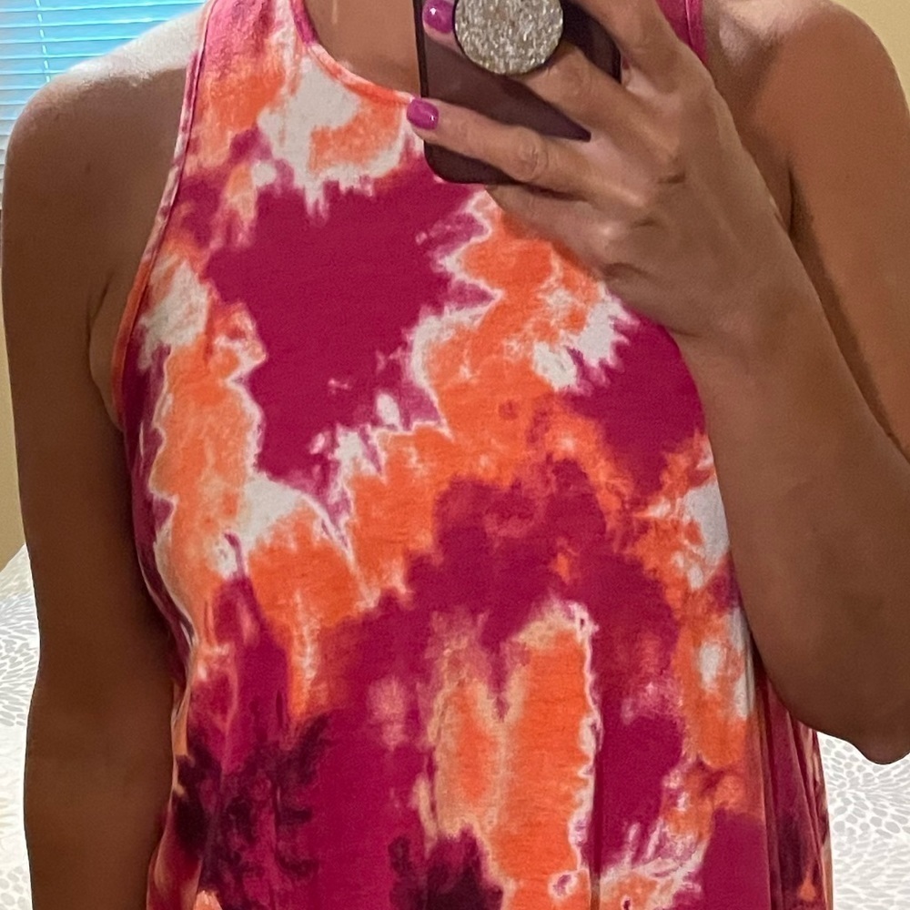 MULTI color tie-dye sundress size medium - Picture 5 of 5